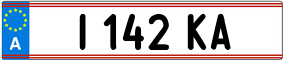 Truck License Plate